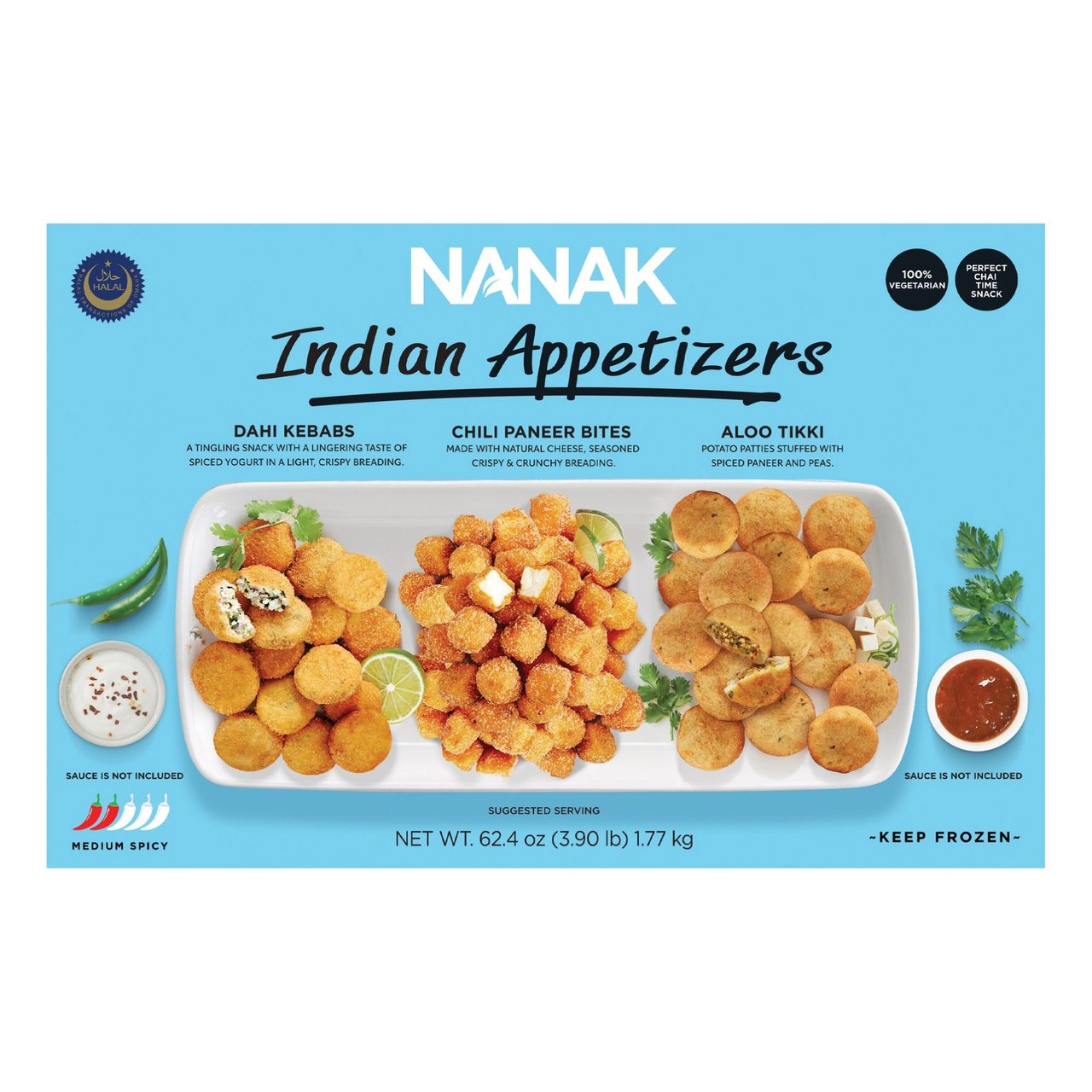 Nanak Indian Assorted Snacks 62.4 Ounces - Image 1