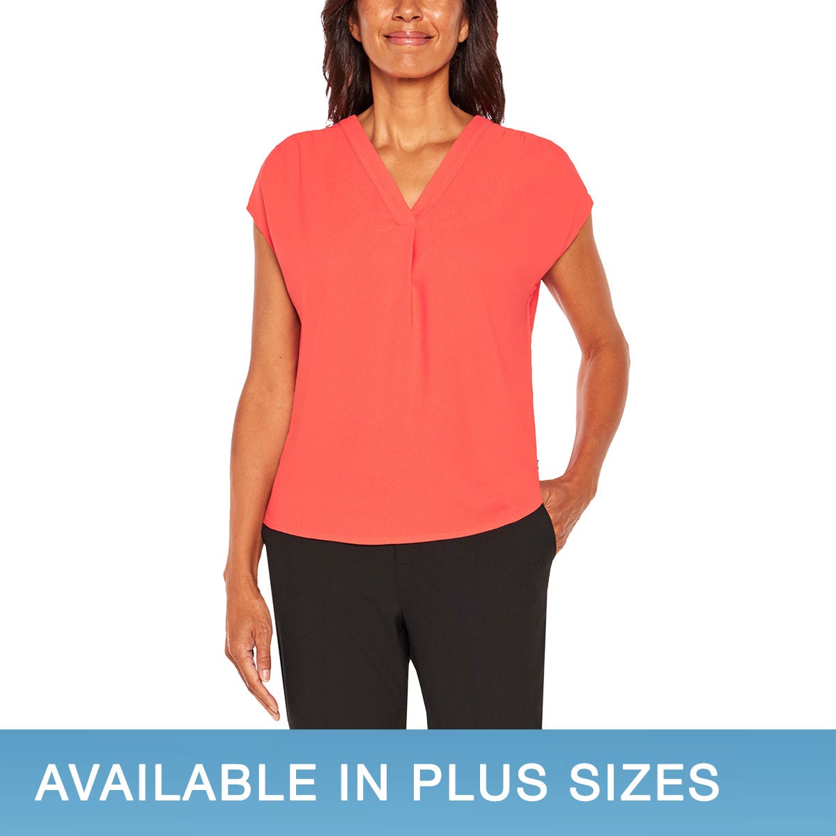 Banana Republic Women's Short Sleeve V-Neck Blouse - Image 1