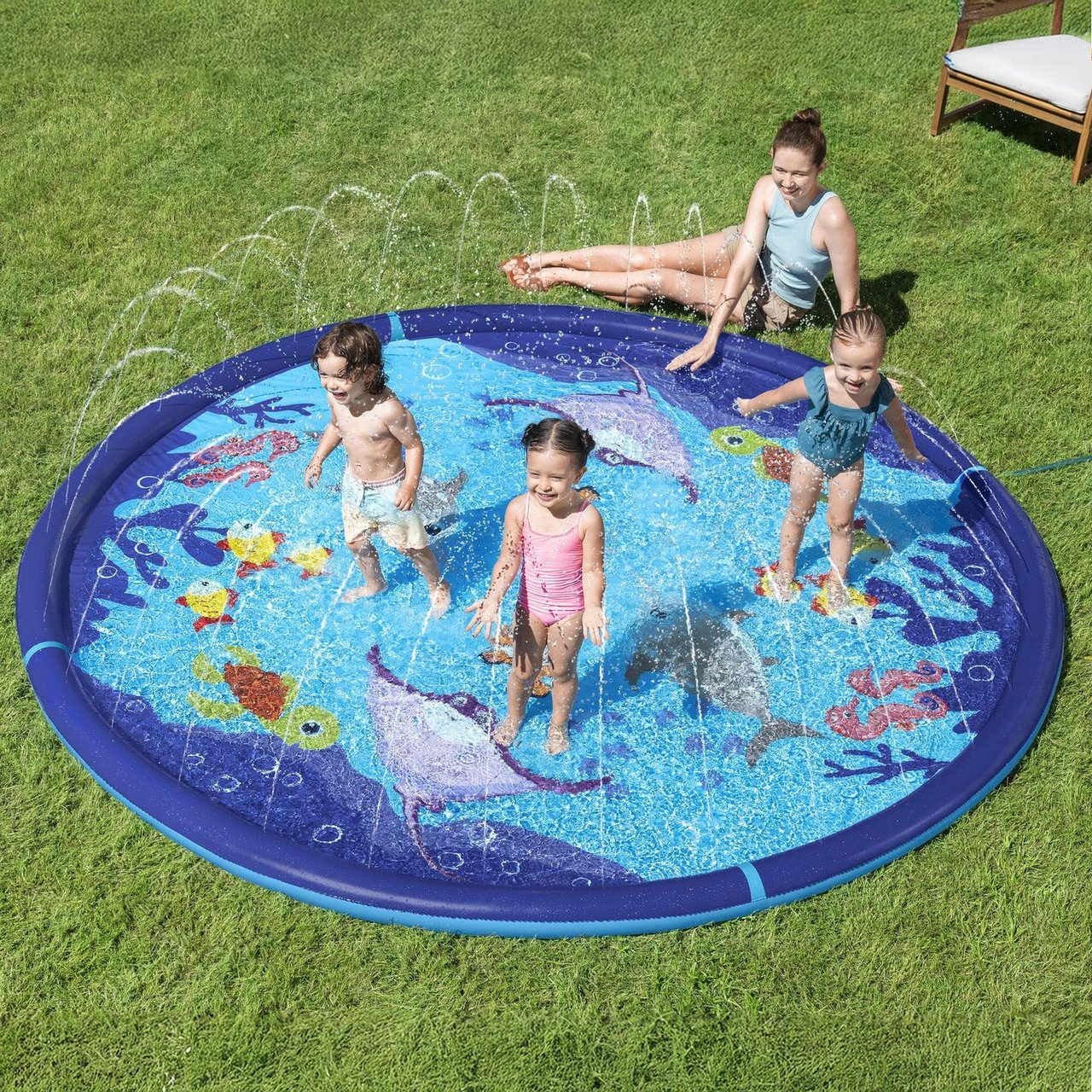 H2OGO! 10' Underwater Adventure Splash Pad - Image 1