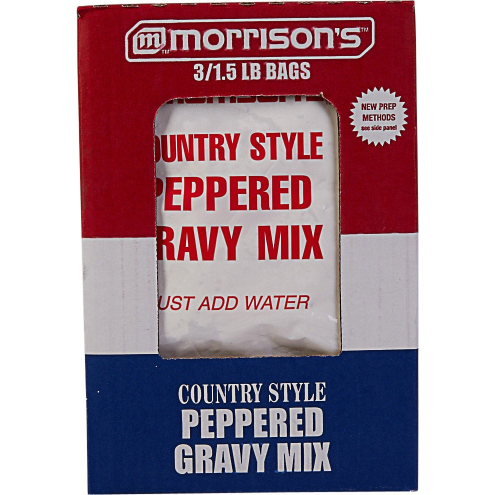 Morrison Pepper Gravy Mix, 24 oz. - Image 1