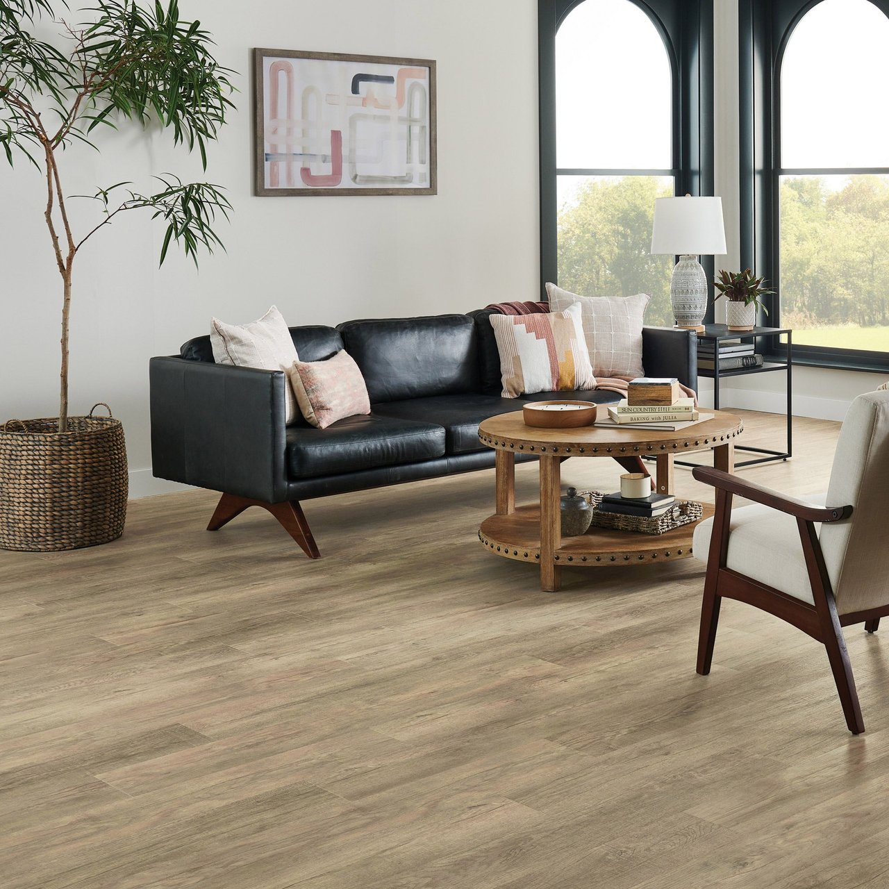 Mohawk Home Rigid Vinyl Flooring Canyon Creek Oak - Image 1