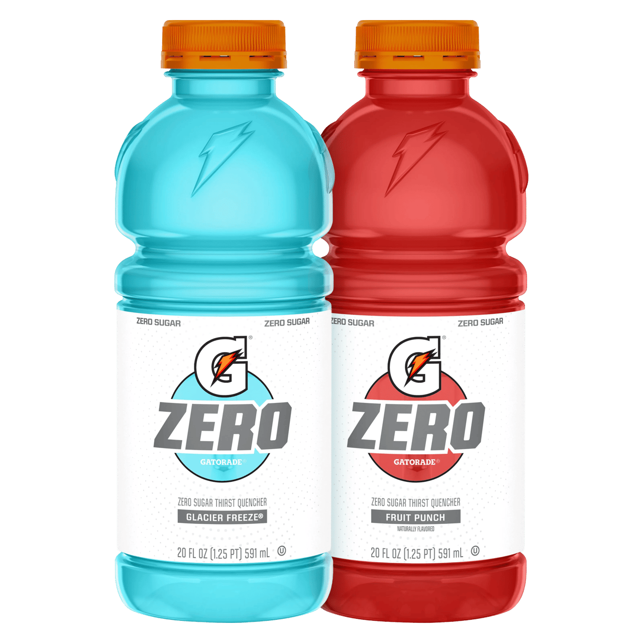 Gatorade G Zero Glacier Freeze / Fruit Punch Variety Pack, 24 x 20 oz - Image 1