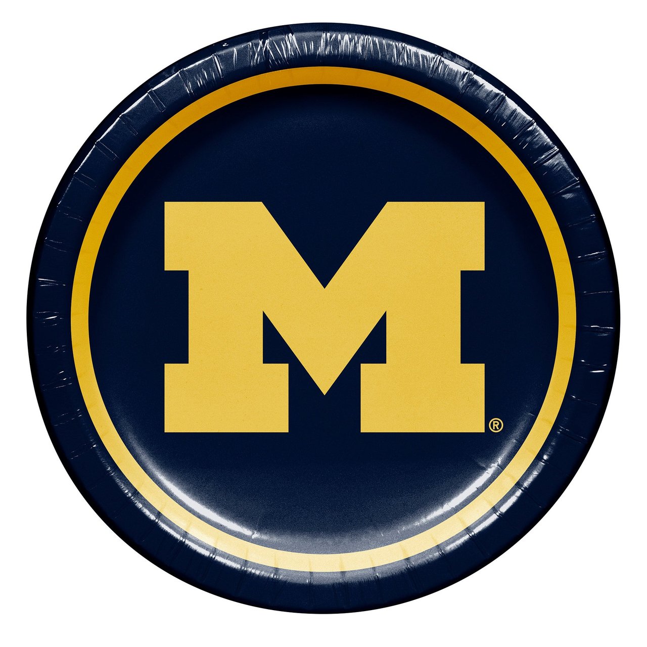 Hoffmaster 10" University of Michigan Paper Plates, 100-Count Package