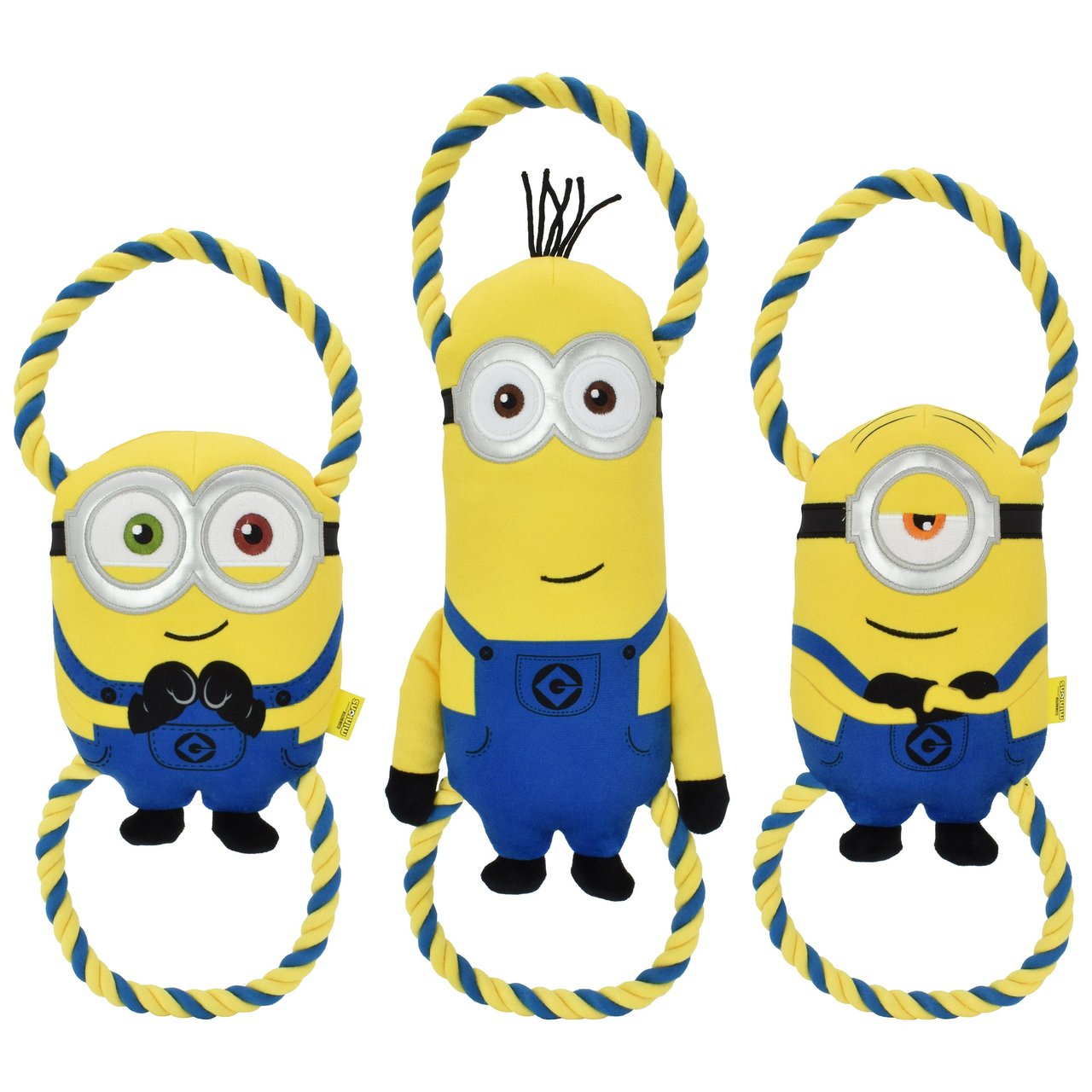 UNIVERSAL'S MINION JUMBO PLUSH DOG TOY STUART, KEVIN, BOB - Image 1