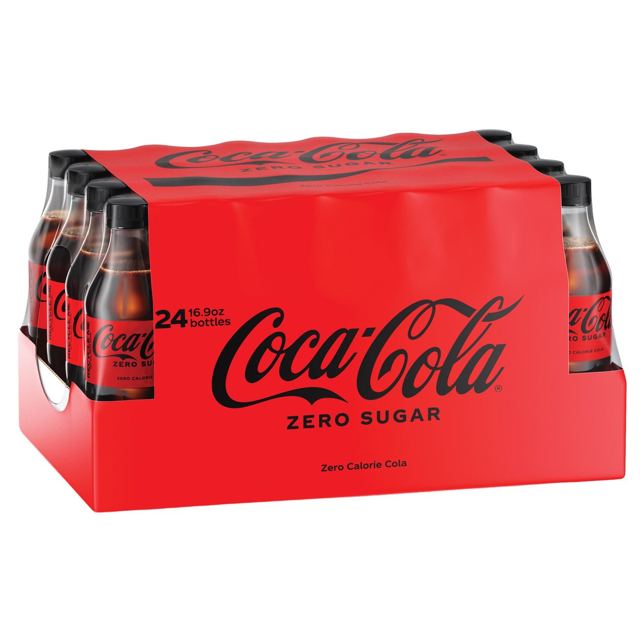 Coca-Cola Coke Zero Sugar, 24-Pack 16.9 oz Bottles - Image 1