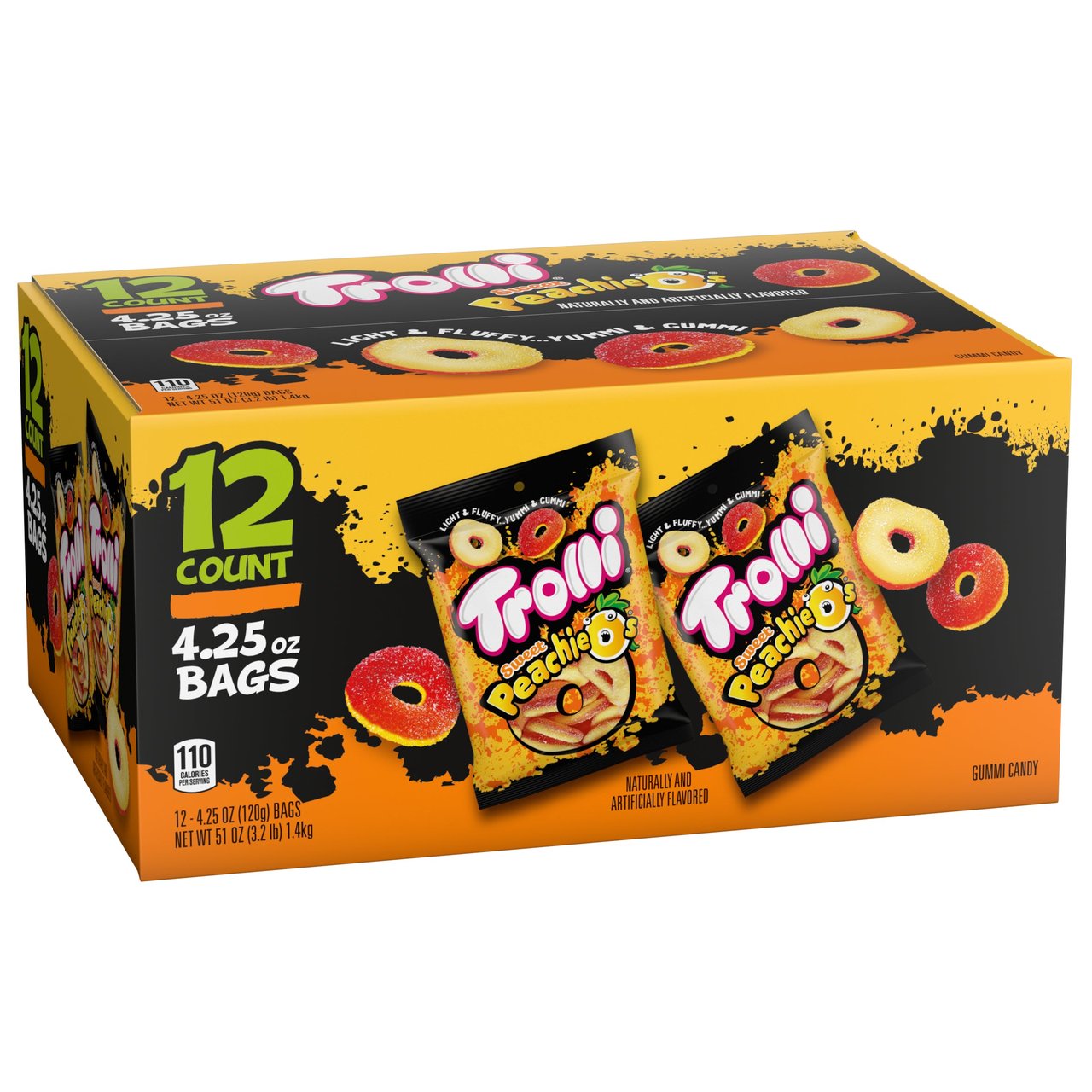 Trolli Peachie O's 12 ct / 4.25 oz - Image 1