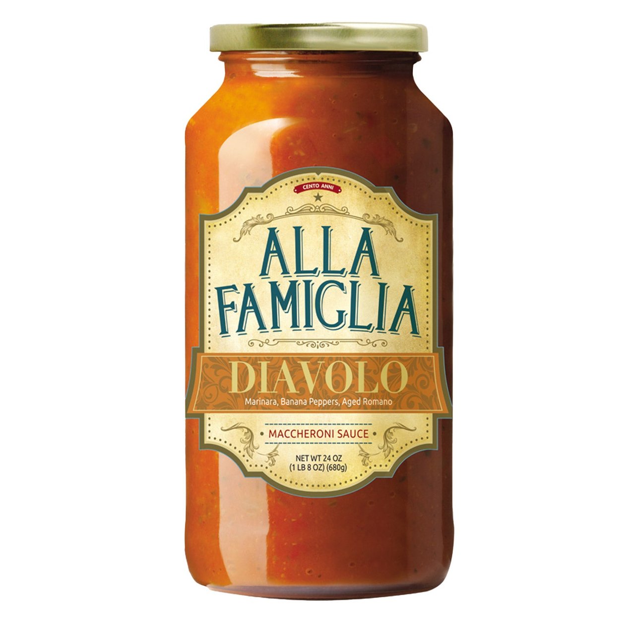Alla Famiglia Diavolo Sauce, 2 x 24 oz (3 lbs) - Image 1