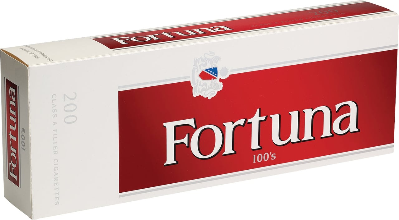 fortuna cigarettes Fortuna Red 100's Box Cigarettes (#505442)