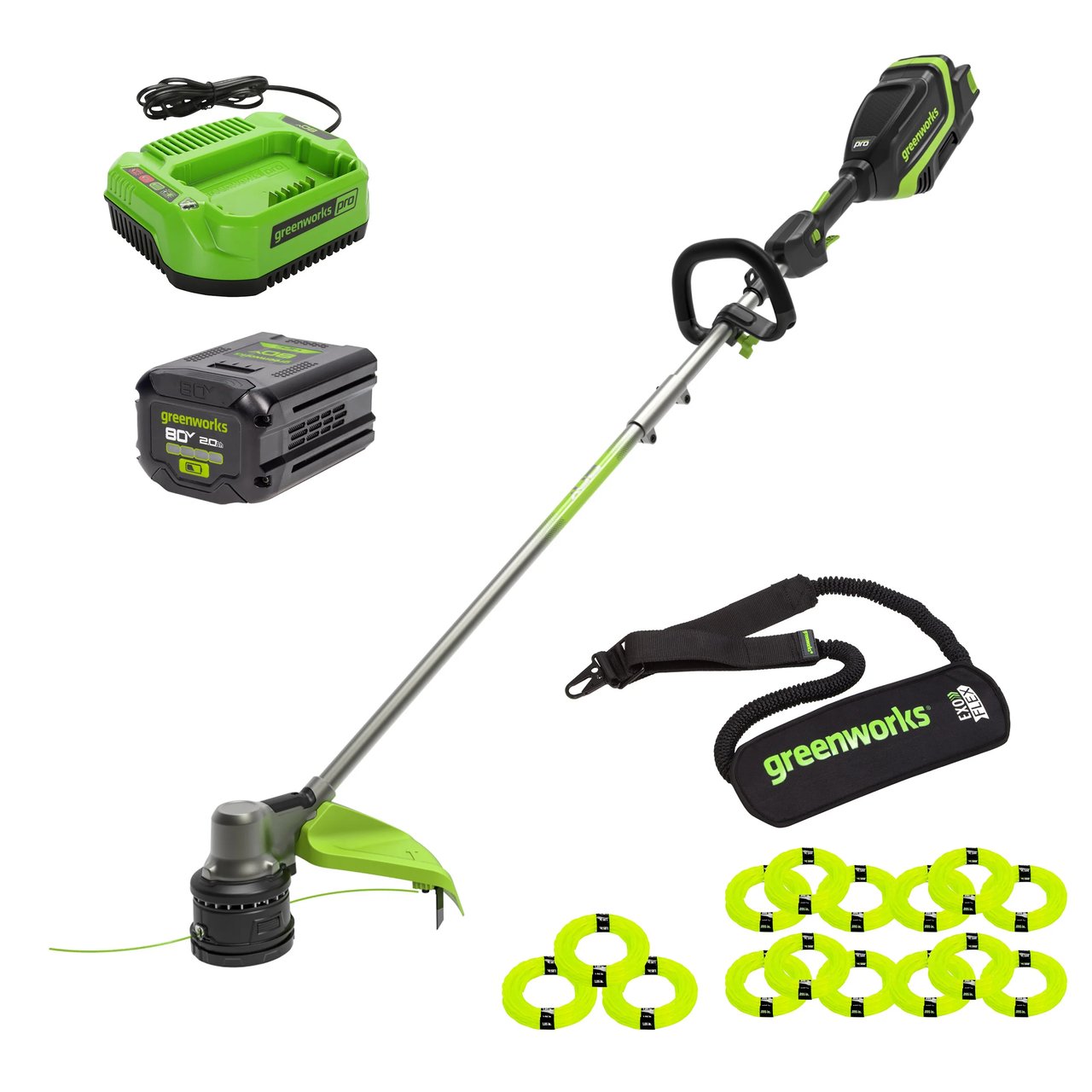 Greenworks 80V 17" 1.2kW Trimmer - Image 1