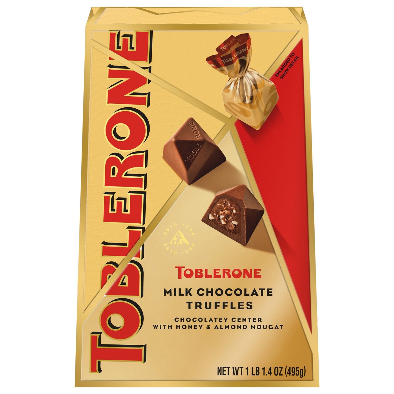 Toblerone Truffle Honey & Almond Nougat, 17.4 oz - Image 1
