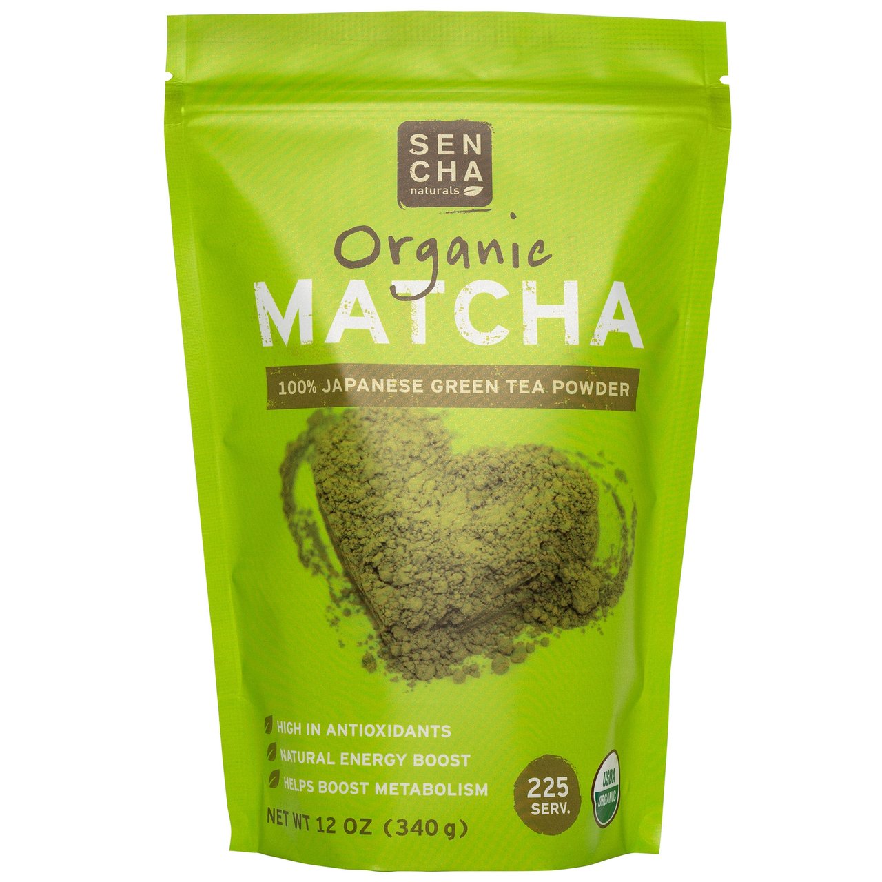 Sencha Naturals Organic Matcha Green Tea Powder 12 Ounces