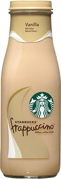 Starbucks Vanilla Frappuccino 12/13.7 oz - Image 1