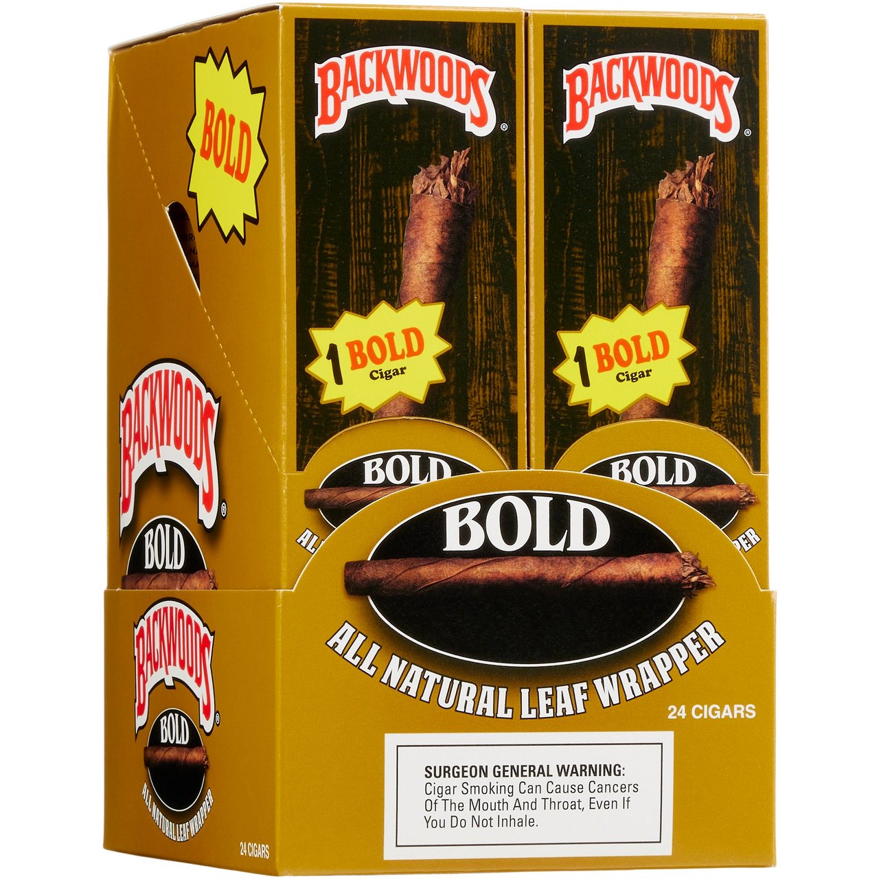 Backwoods Bold Cigarillos 24-Count Single Non-Priced
