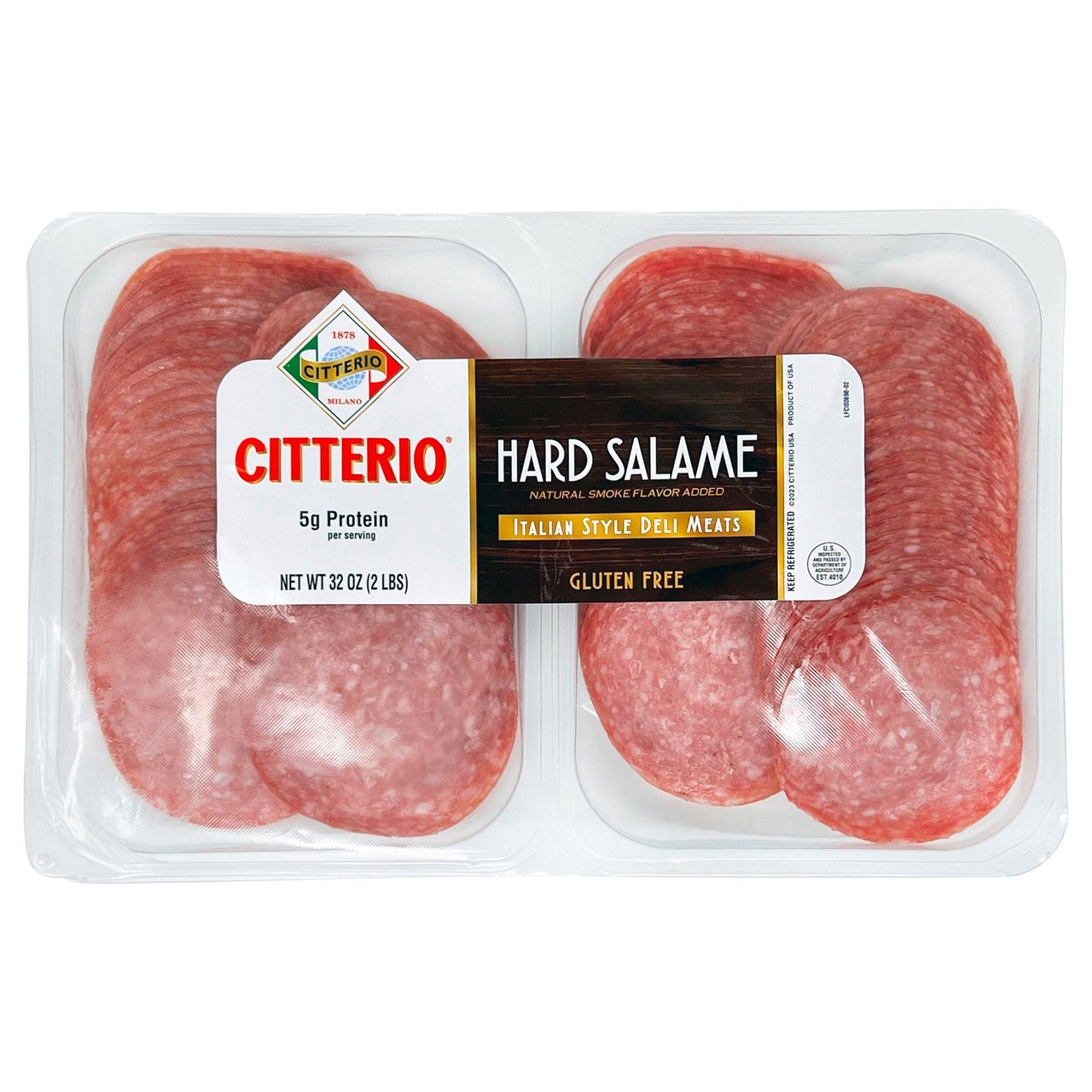 Citterio Hard Salame 32 Ounce Package