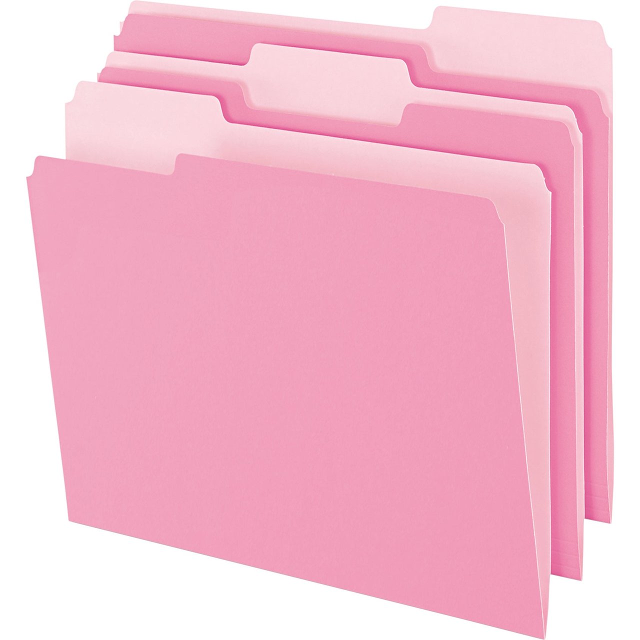 Pendaflex Pink Top Tab File Folders, Letter Size, 100-Count (PFX15213PIN)
