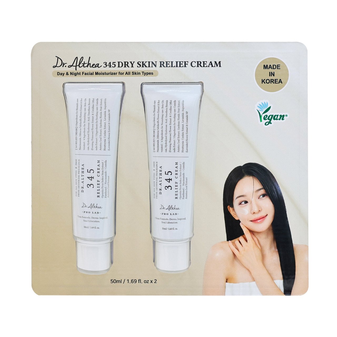 Dr. Althea 345 Relief Cream, 1.69 fl oz, 2-Pack - Image 1