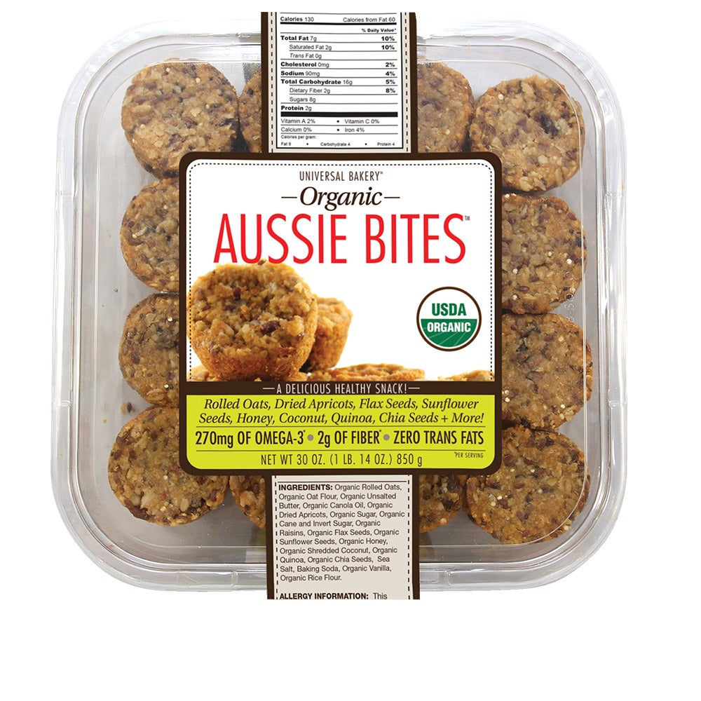 Universal Bakery Organic Aussie Bites 30 Ounce Container - Image 1