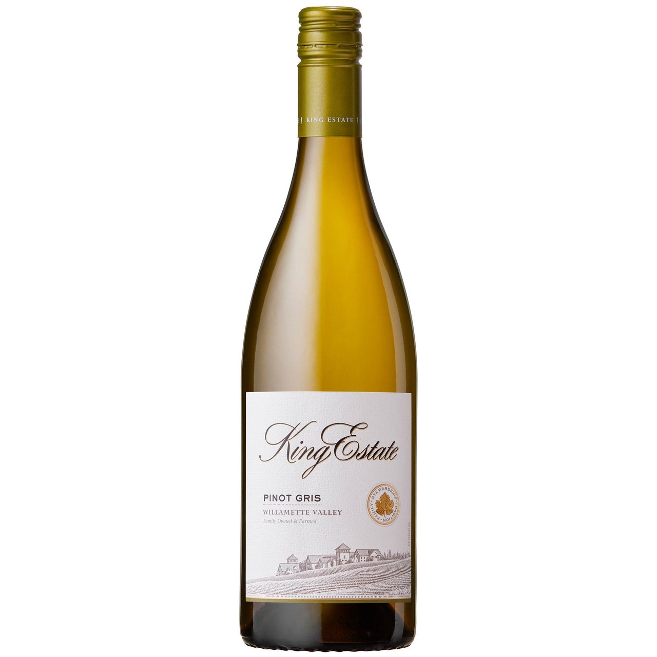 King Estate (DJ) Pinot Gris Willamette Valley 750ml - Image 1