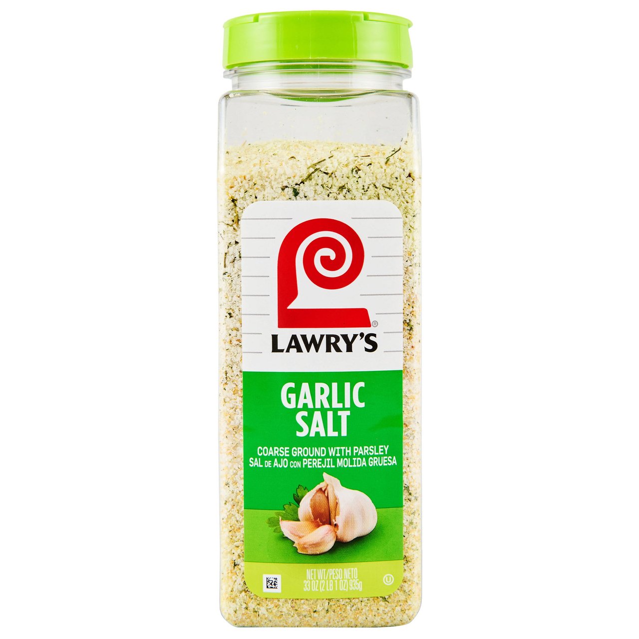 Lawry's Coarse Ground Garlic Salt with Parsley, 33 oz - Image 1