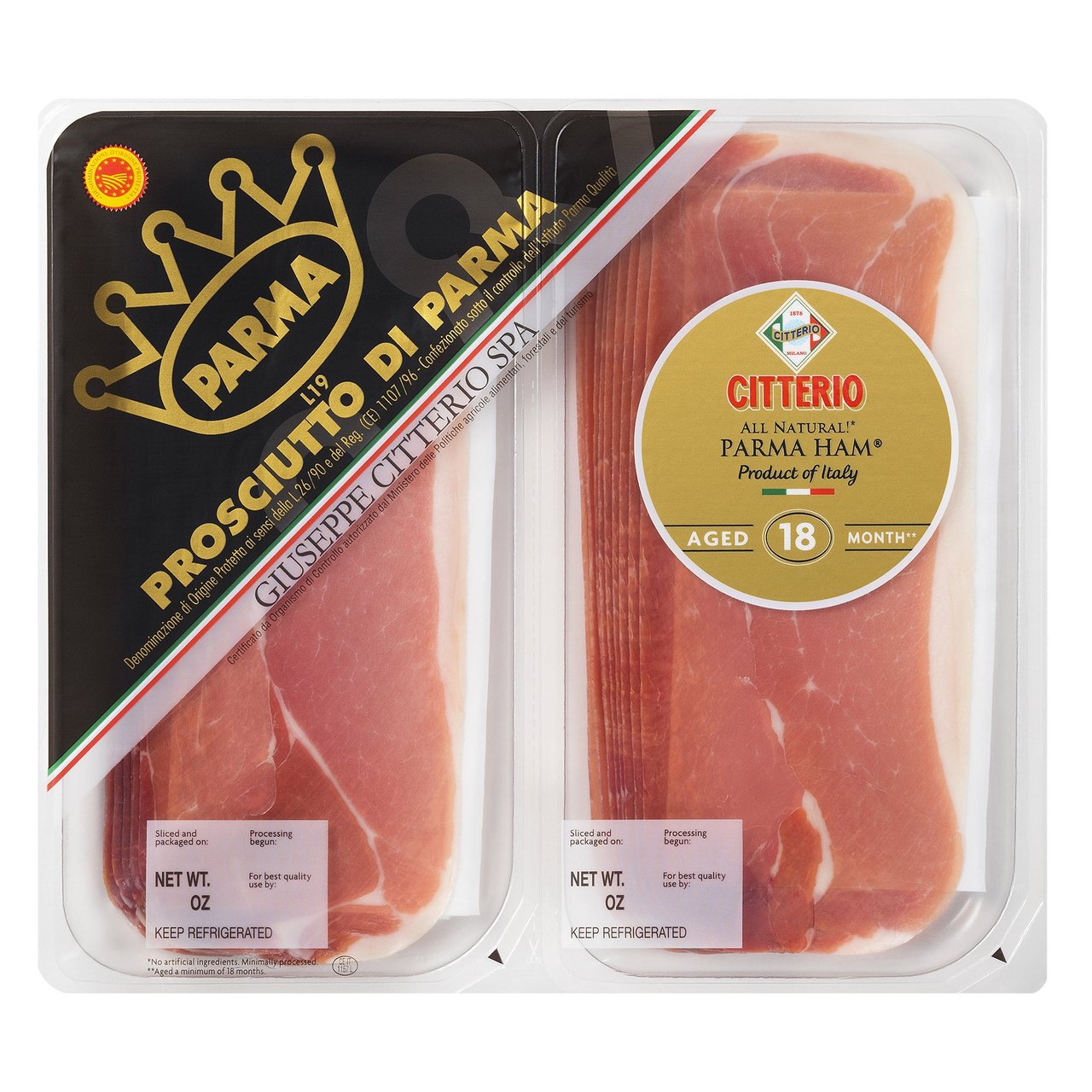 Citterio Prosciutto di Parma 2 Pack 6 Ounces Each - Image 1