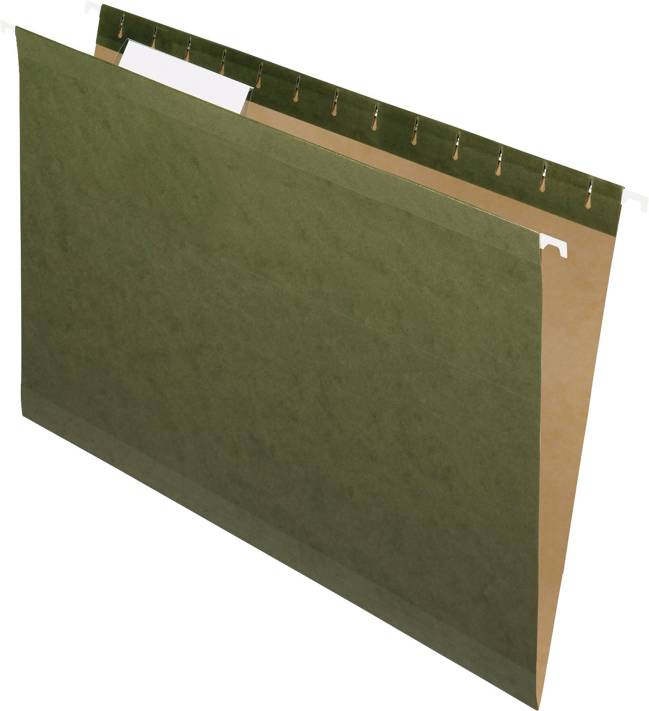 Pendaflex Reinforced Hanging File Folders, Legal Size, Standard Green, 25/Box