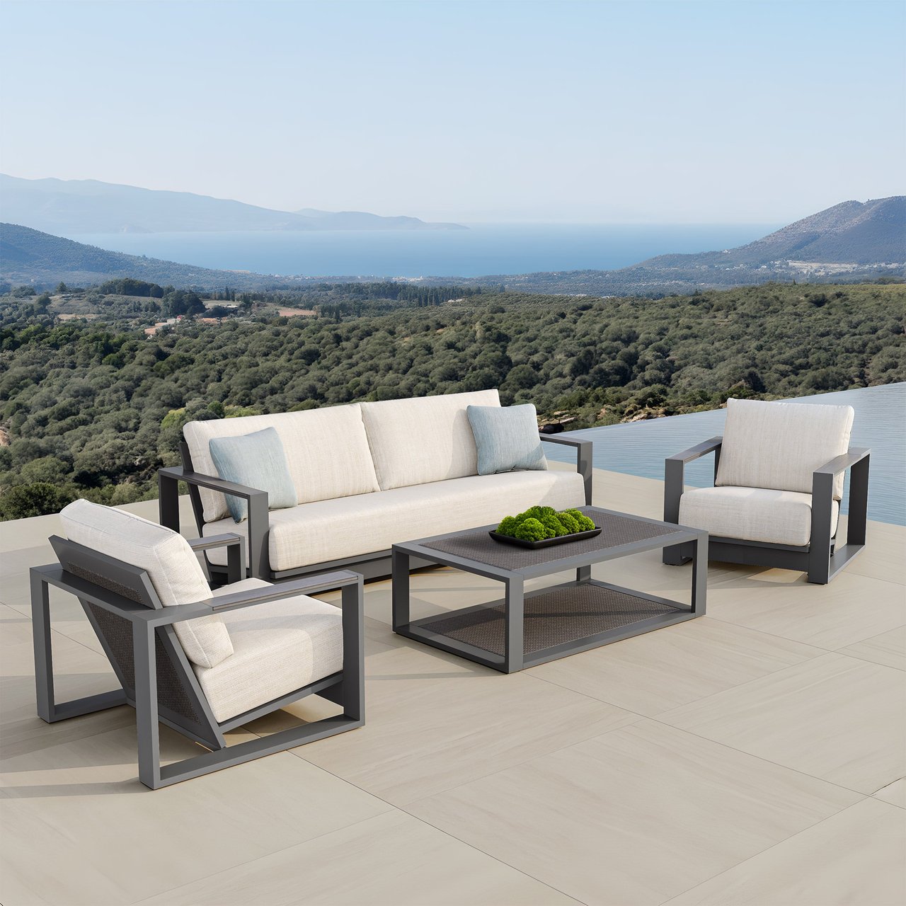 Foremost Milan 4-Piece Deep Seating Set - Image 1