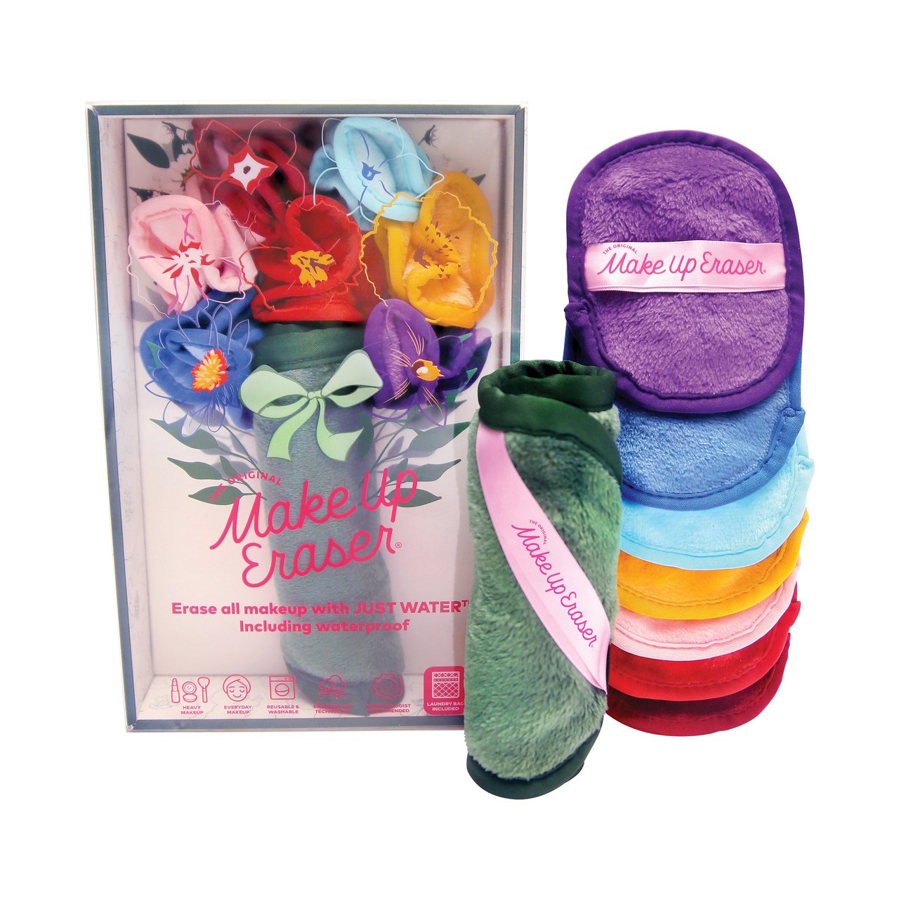 The Original MakeUp Eraser 7-Day Mini Set, Bouquet Edition, 9-Piece Set