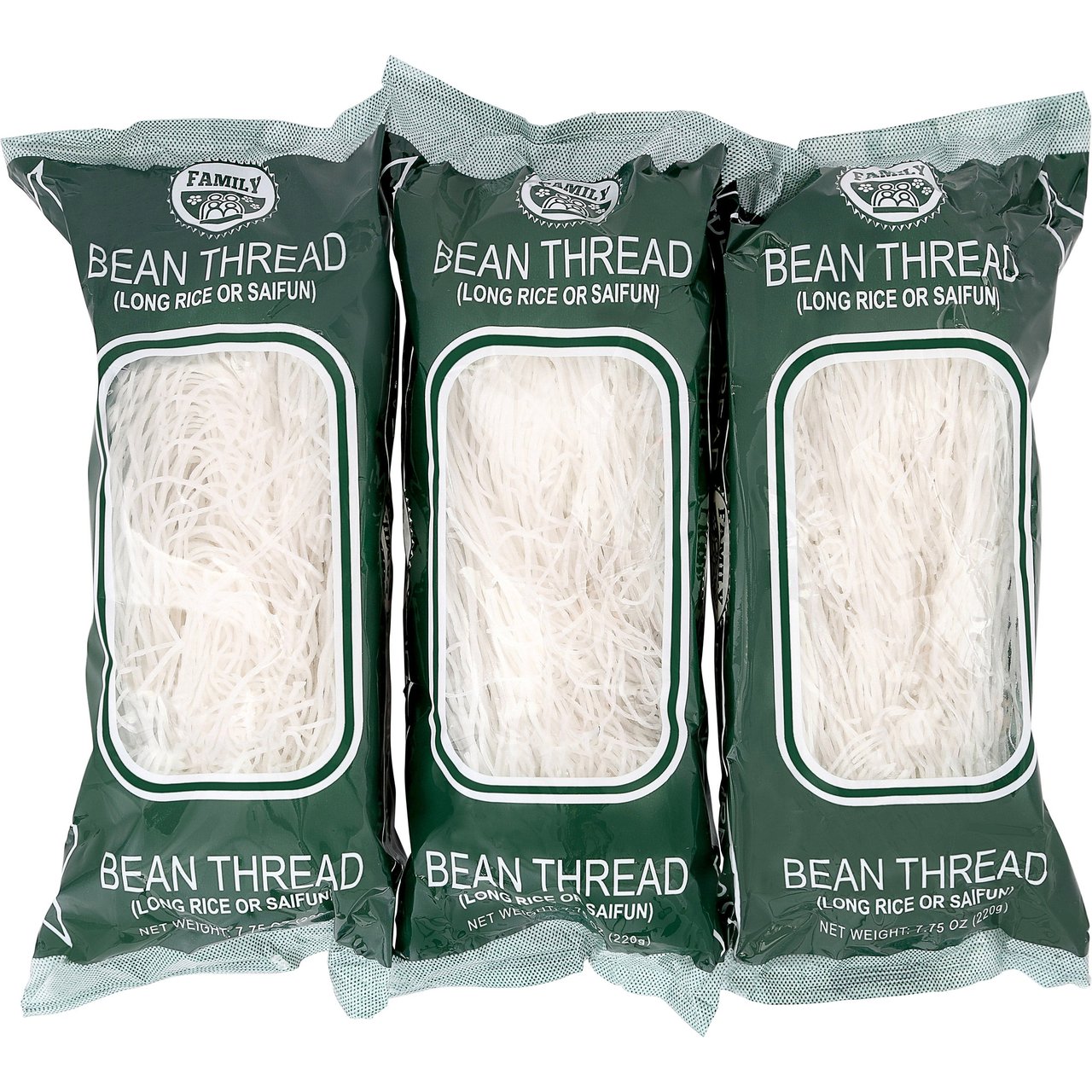 Family Food Long Rice Noodle, 3 x 7.75 oz - Image 1