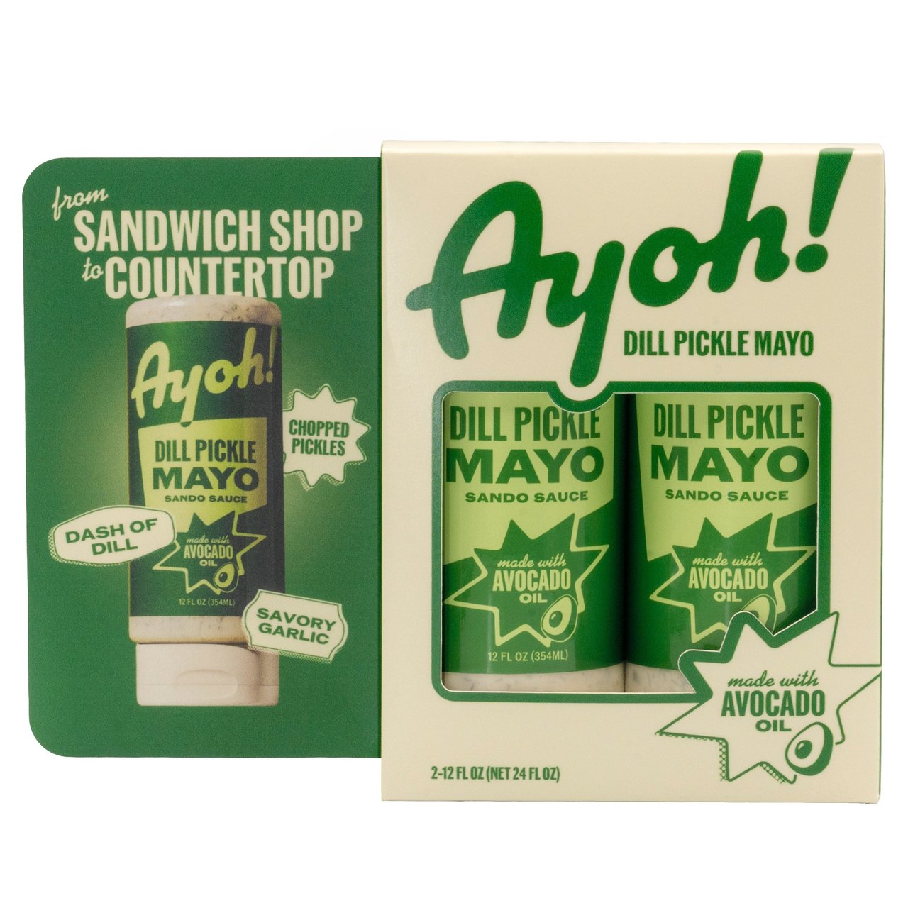 AYOH! DILL PICKLE MAYO 2/12 OZ - Image 1