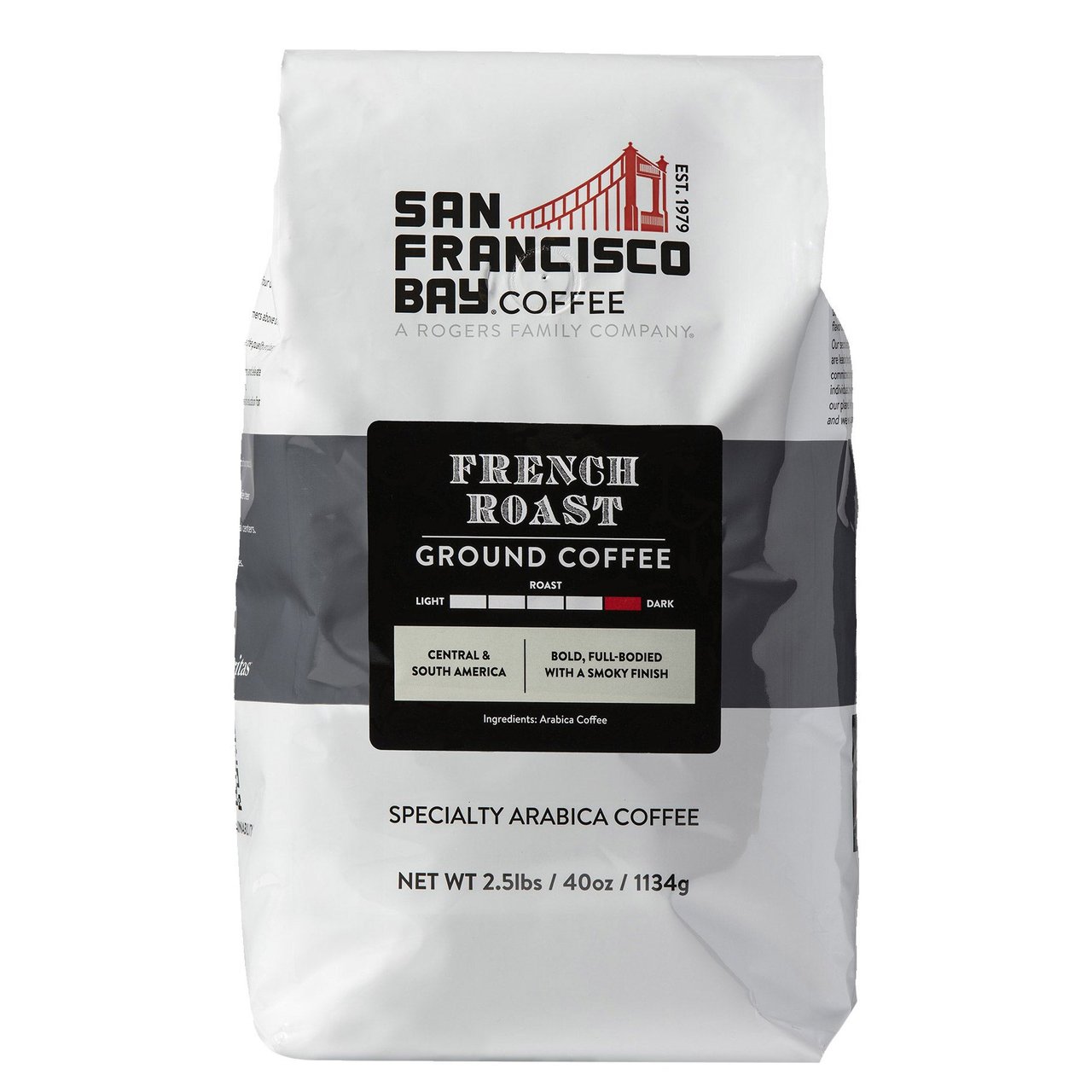SF Bay Premium Ground French Roast Coffee, 2.5 Pounds - Image 1