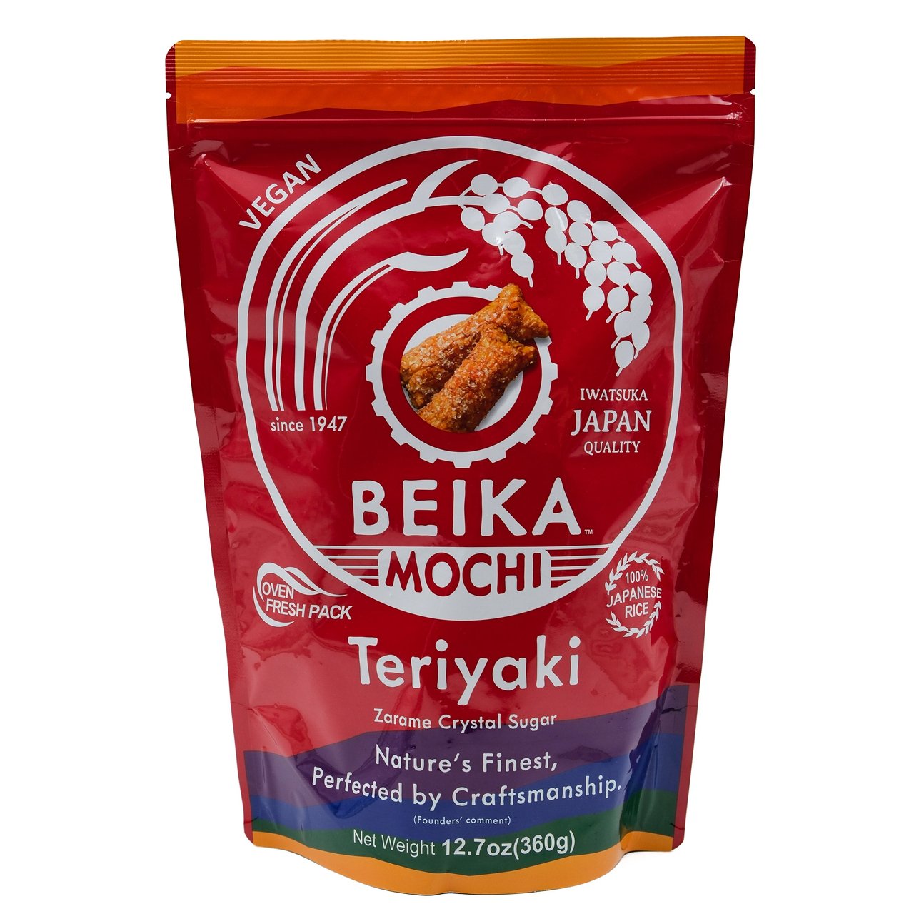 Beika Mochi Rice Cracker Teriyaki 12.7 oz - Image 1