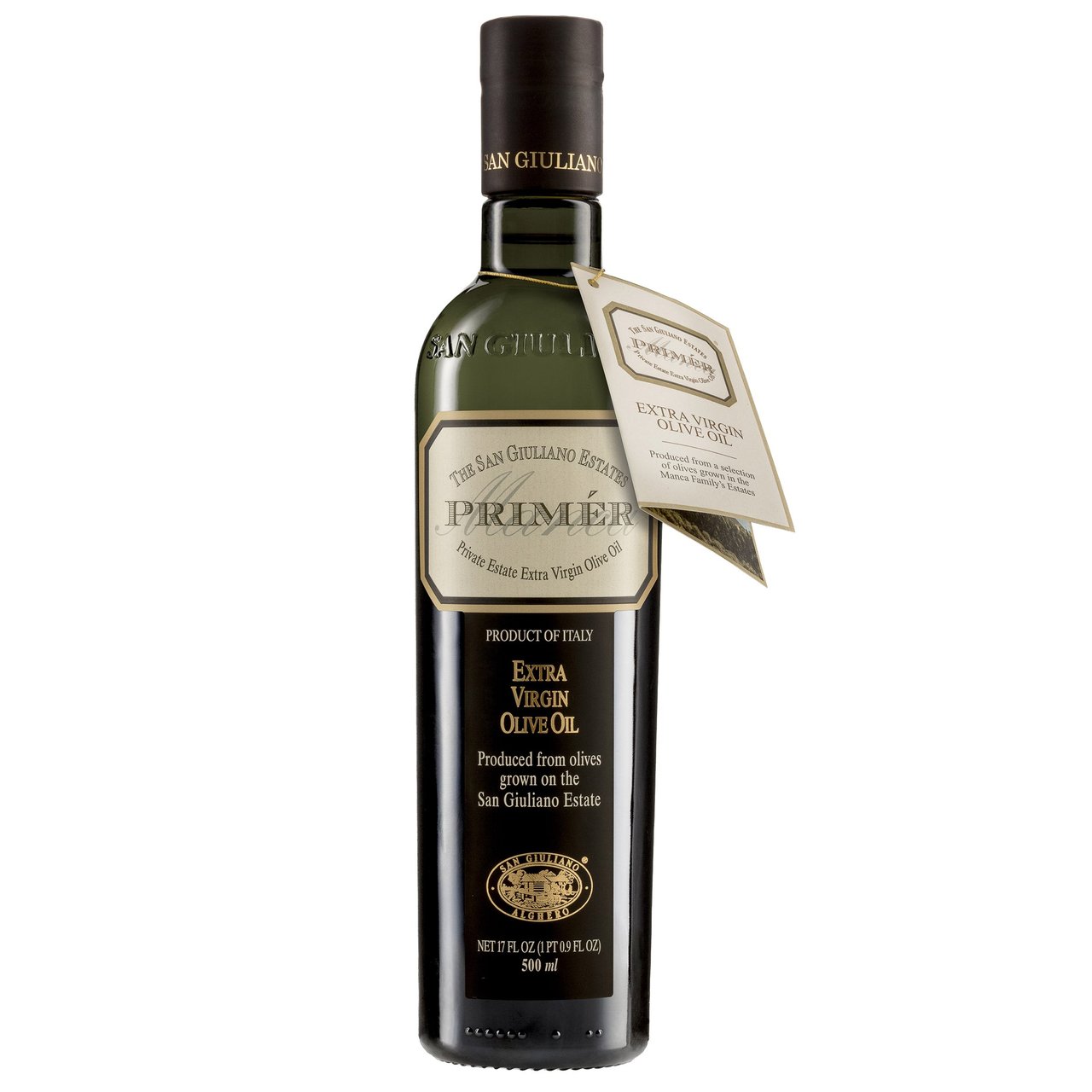 San Giuliano Primér Italian Estate Extra Virgin Olive Oil 500 mL - Image 1