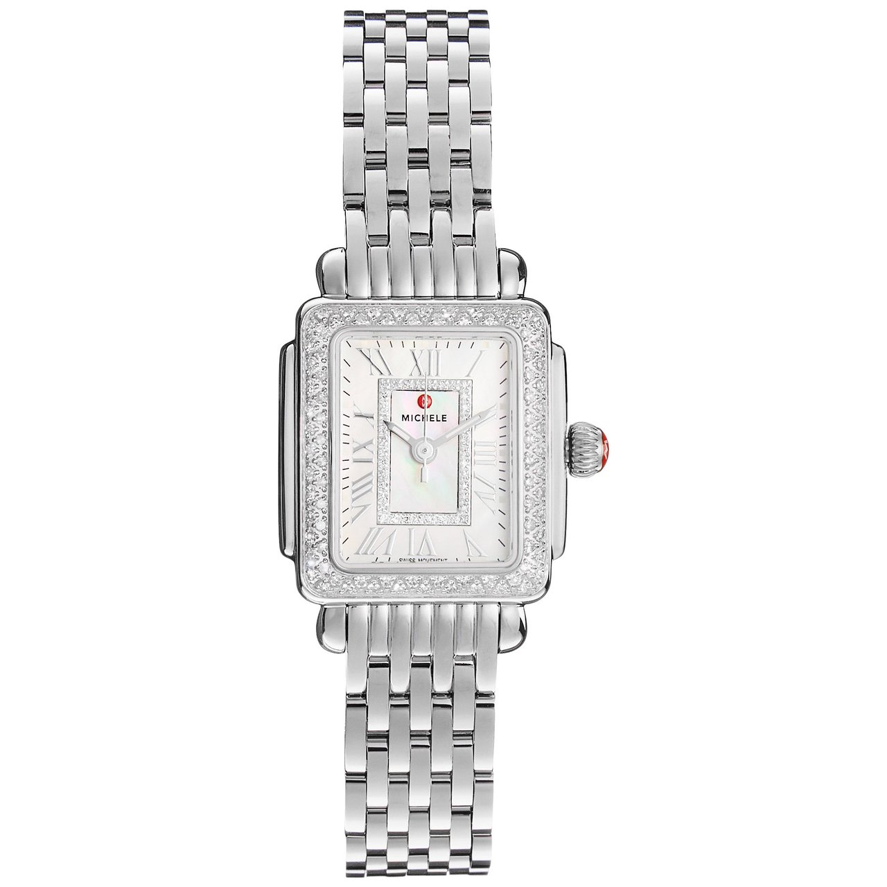 MICHELE DECO MADISON MINI STAINLESS STEEL WOMENS QUARTZ 24MM - Image 1