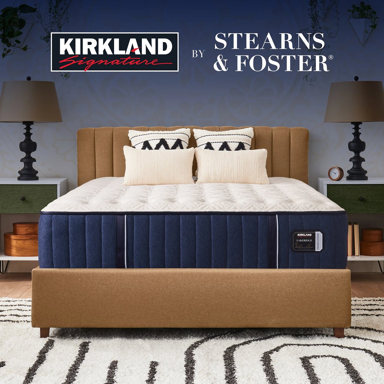 Kirkland Signature Lakeridge Firm Tight Top King Mattress - Image 1