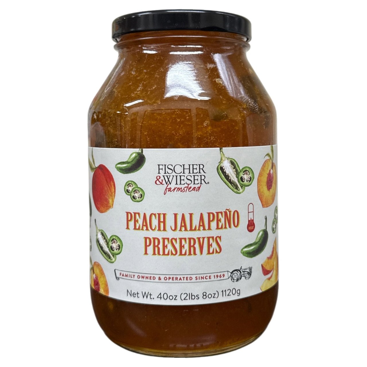 Fischer & Wieser Peach Jalapeño Preserves 40 oz - Image 1