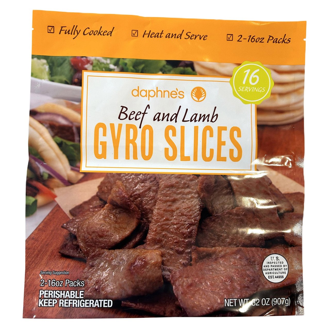 Daphne's Gyro Slices 2/16 Ounce Packages - Image 1