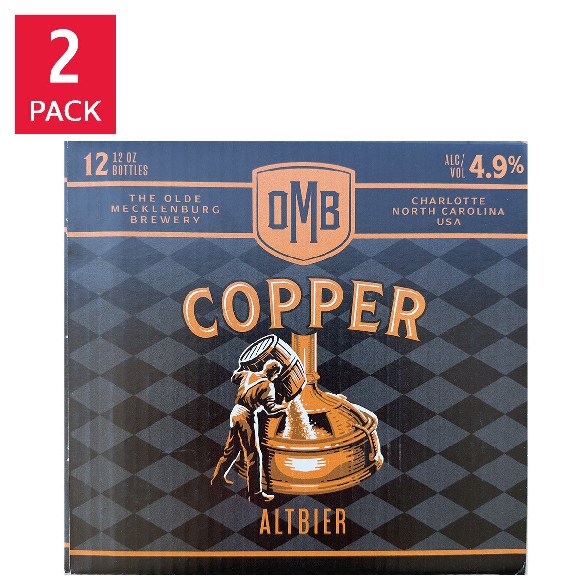 Olde Mecklenburg Copper Altbier, 2 / 12 oz Bottles - Image 1
