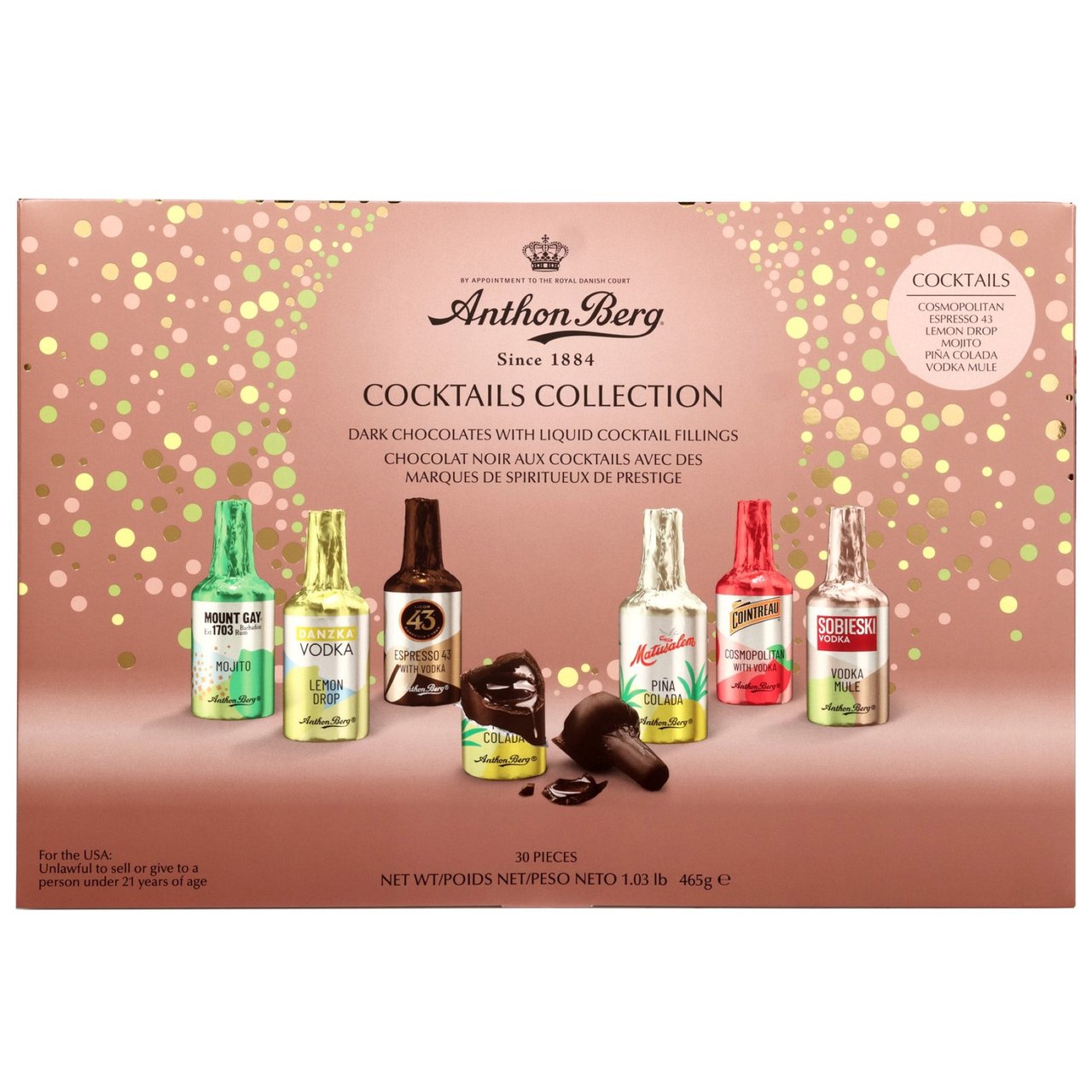 Anthon Berg Chocolate Cocktails 30 Count - Image 1