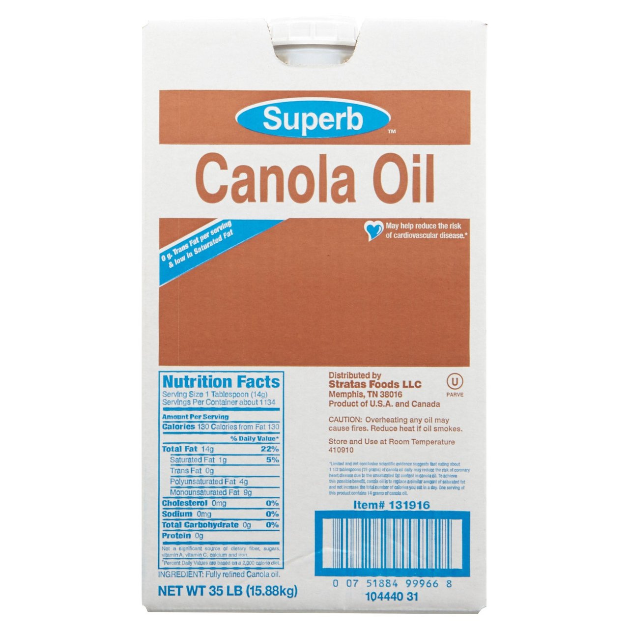 Superb Canola Oil 35 Pounds - Image 1