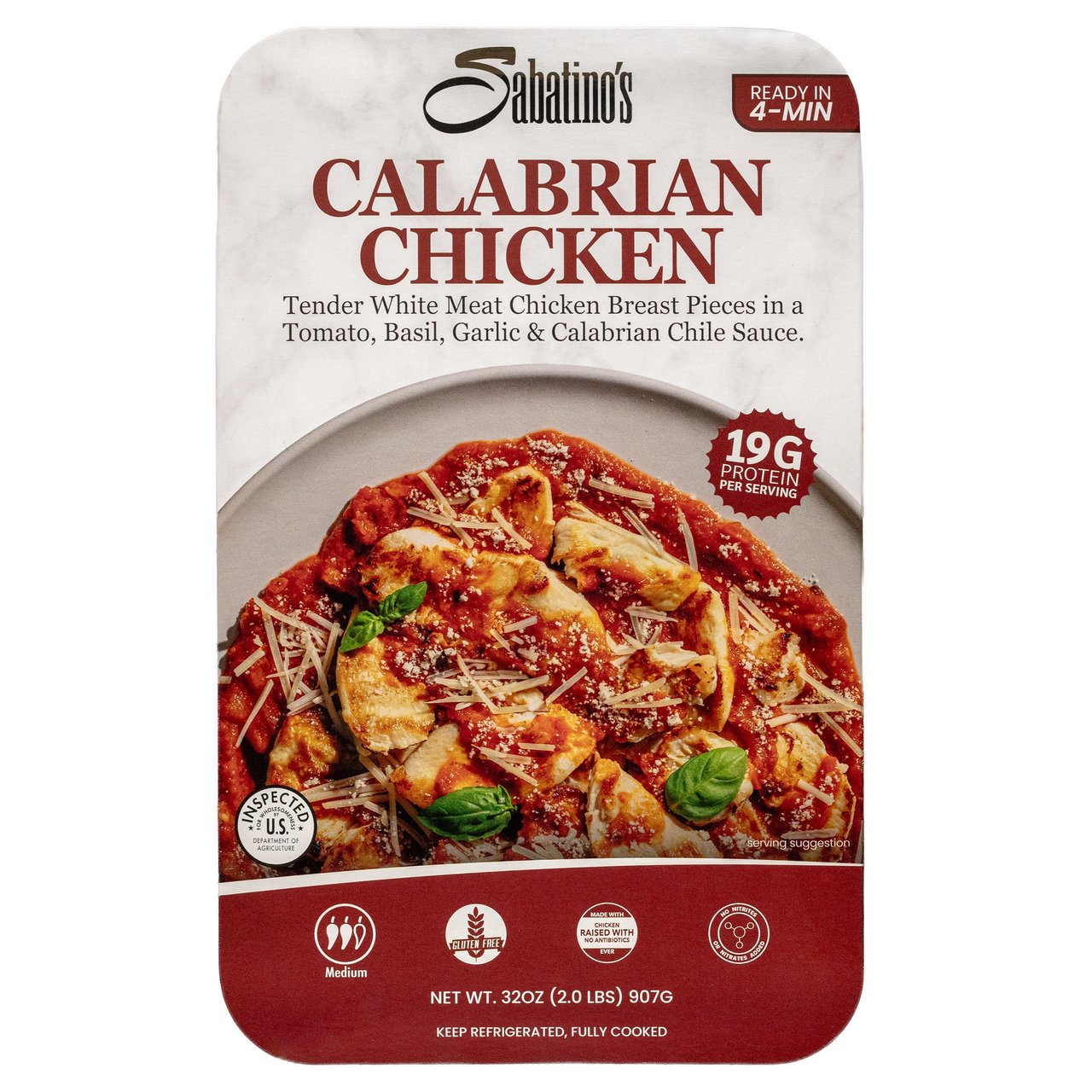 Sabatino's Chicken with Calabrian Chili Sauce, 32 oz - Image 1