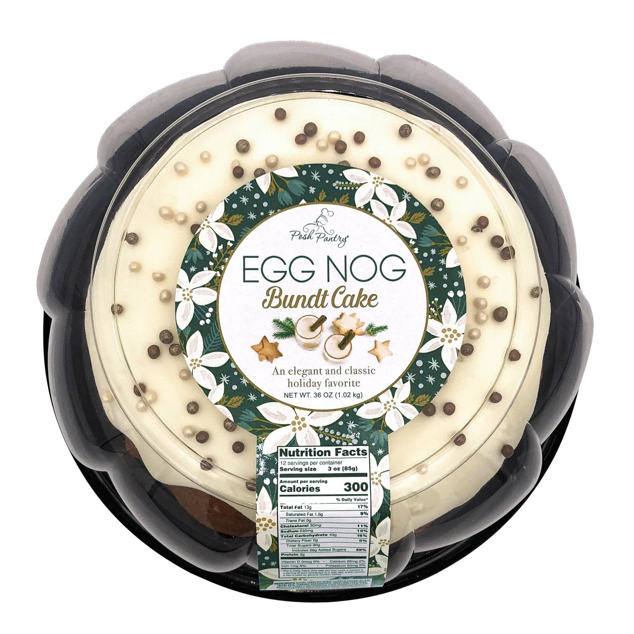 Posh Pantry Egg Nog Bundt Cake, 36 oz - Image 1
