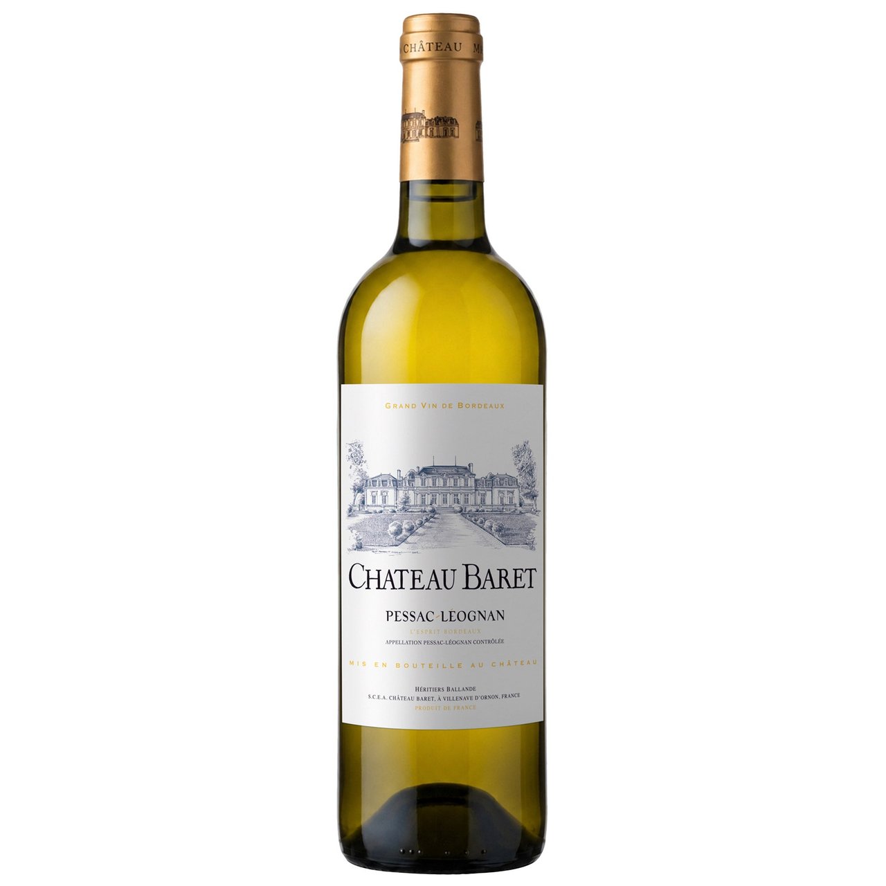 Château Baret Blanc Pessac-Léognan, Bordeaux, France 750ML (Case of 12) - Image 1