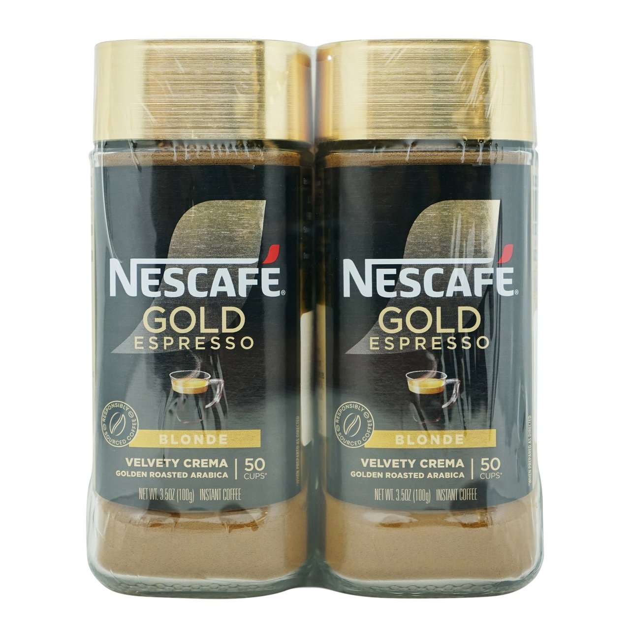 Nescafe Blonde Gold Instant Espresso 2/3.5 oz - Image 1