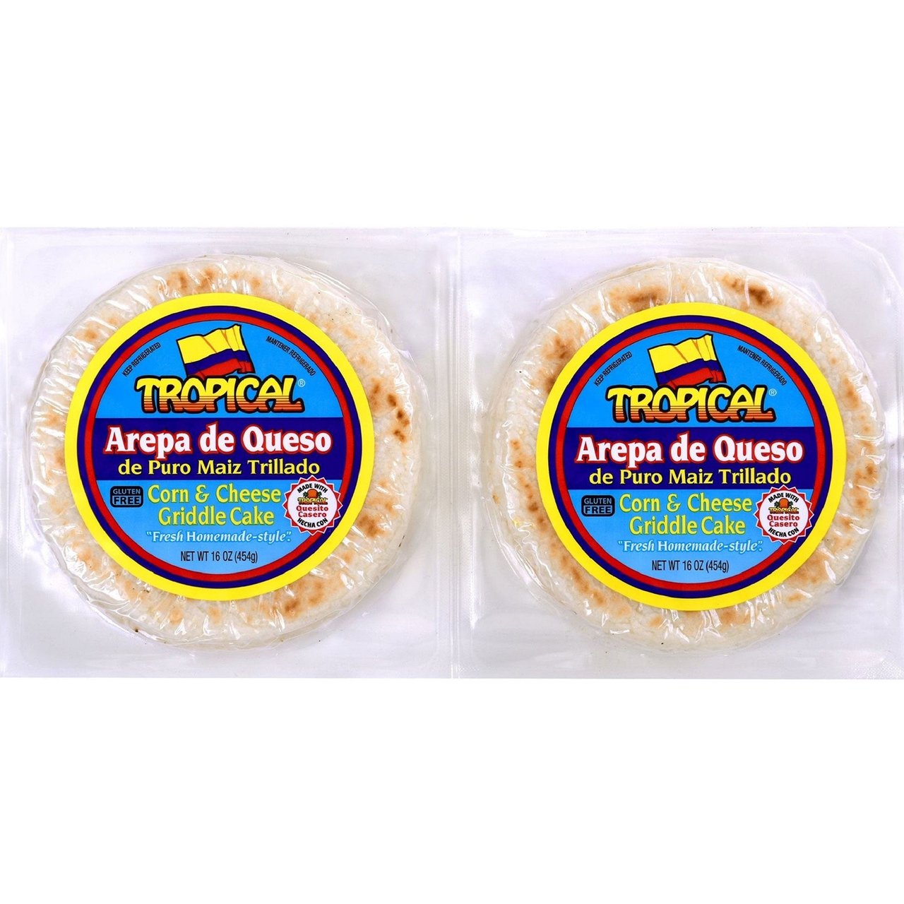 Tropical Arepa de Queso 2/16 oz (2 lbs) - Image 1