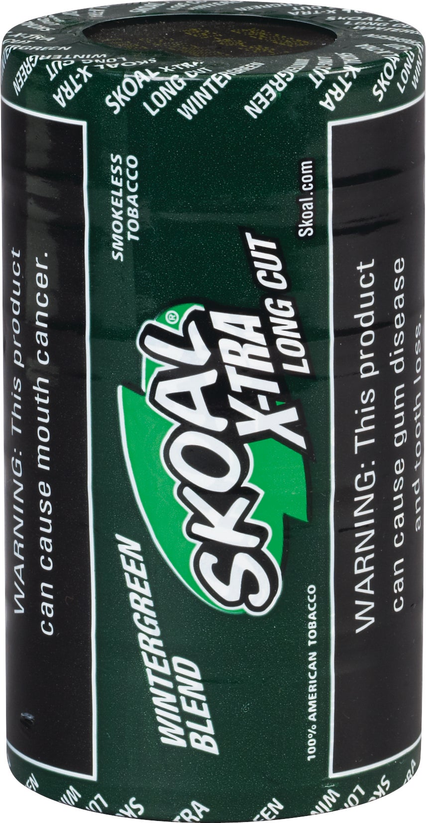 Skoal X-TRA Long Cut Wintergreen Moist Snuff, 5-Pack (1.2 oz each)