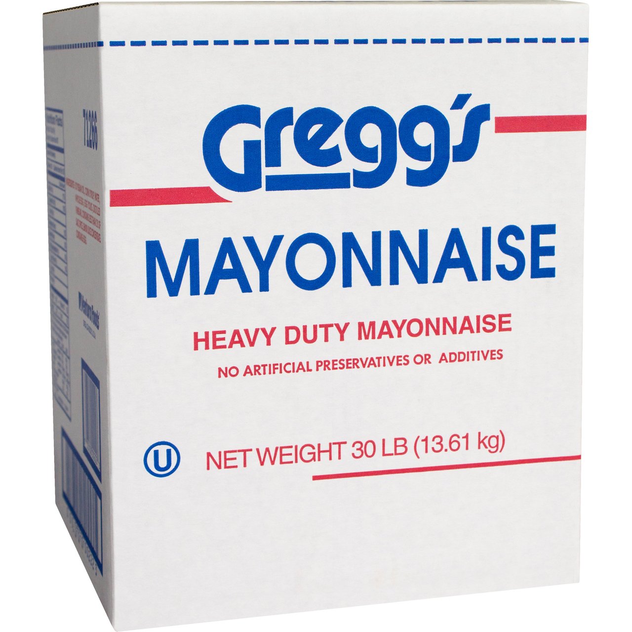 Gregg's Heavy Duty Mayonnaise Carton, 30 lbs - Image 1