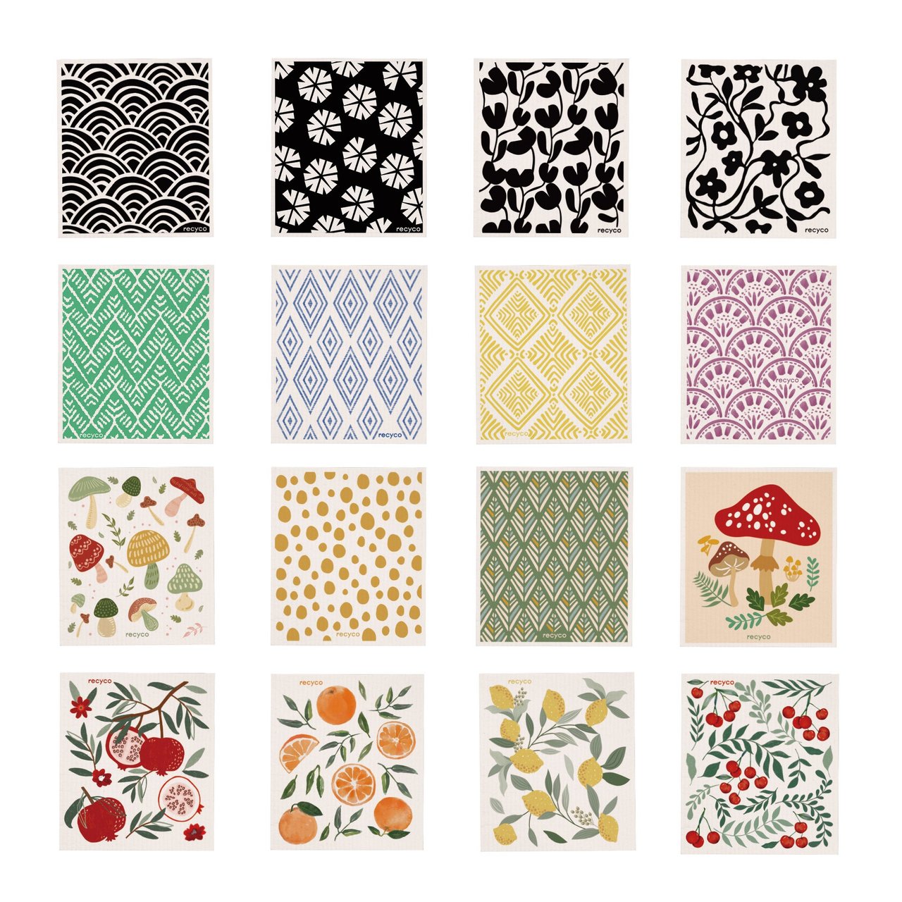 Swedish Dishcloths Assorted Colors 12 Pack - Image 1