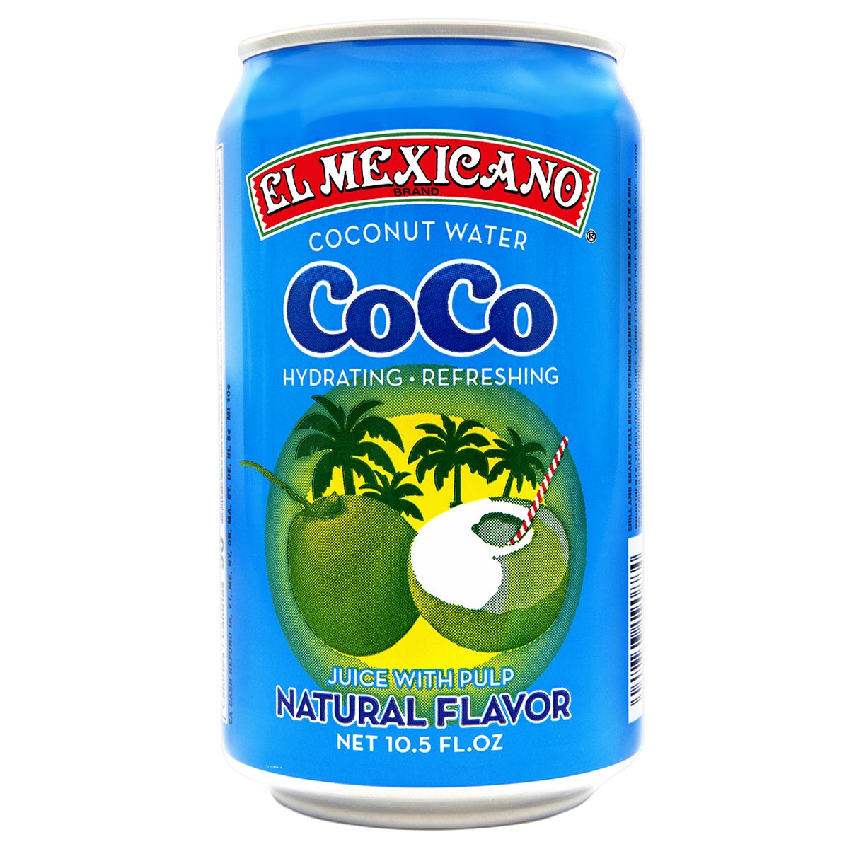El Mexicano Agua de Coco 24 Pack 10.5 Ounces Each - Image 1