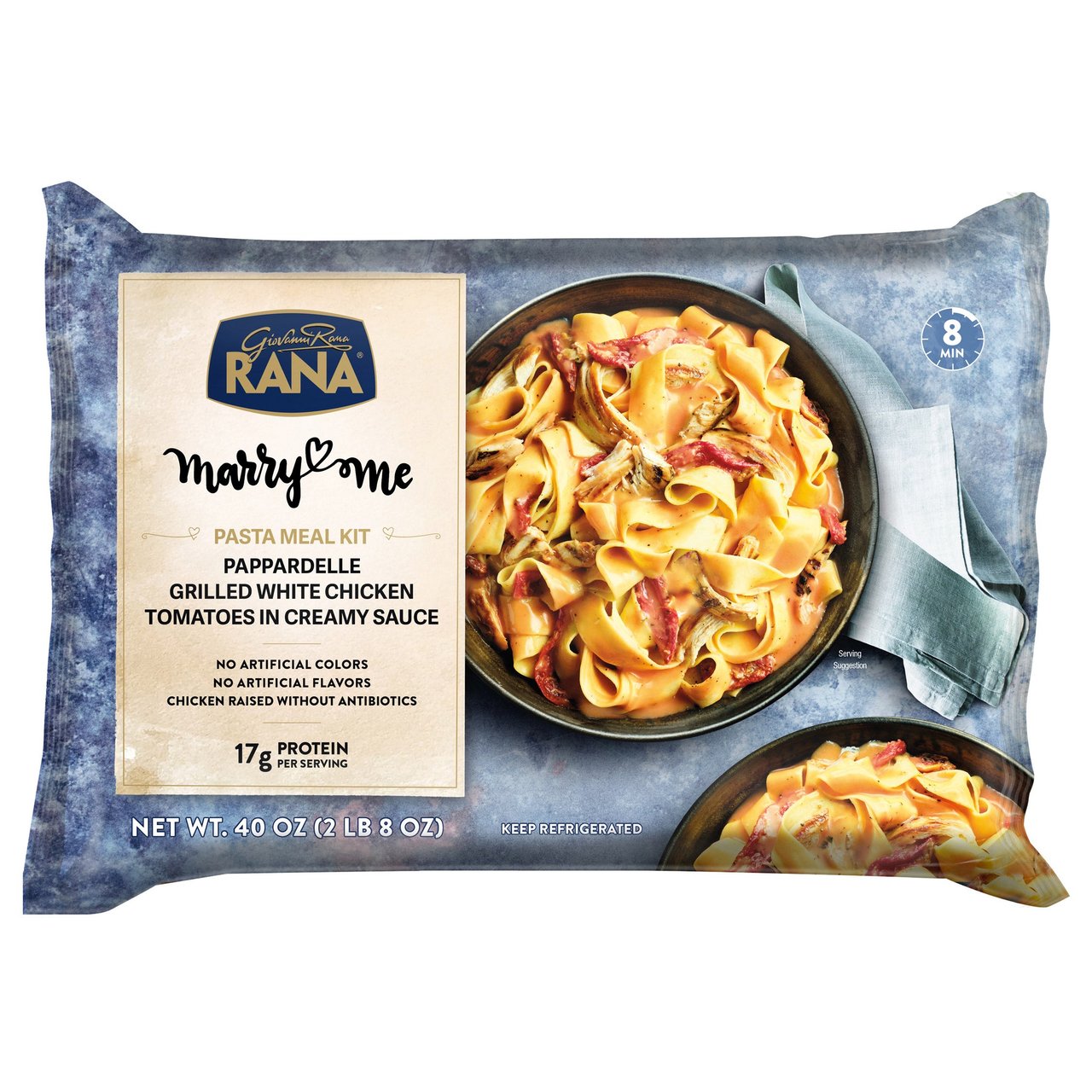 Rana Pappardelle White Chicken with Creamy Sauce, Marry Me Meal Kit, 40 oz - Image 1