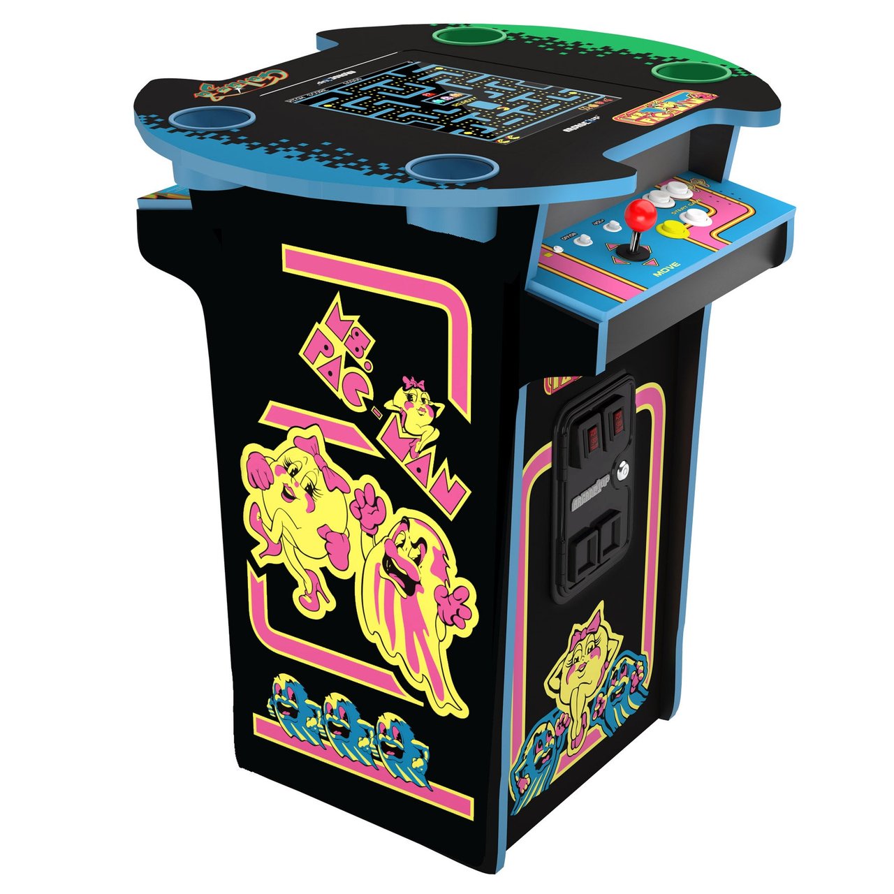 ARCADE1UP MS. PACMAN & GALAGA PUB TABLE - Image 1
